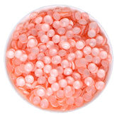 Neon Peach Pink Glass FlatBack Neon Rhinestones WholesaleRhinestone