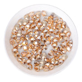 Golden Shadow Heart Shape Glass Pointed Back Fancy Rhinestones WholesaleRhinestone
