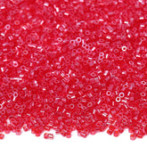 Transparent Luster Light Red Color Hight Quality Glass Cylinder Seed Beads 1.6 MM Size BS1017 WholesaleRhinestone