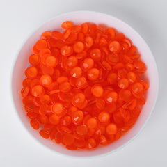 Mocha Neon Lt Orange Glass Flat Back Rhinestones WholesaleRhinestone