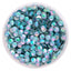 Crystal Tiffany Blue Glass FlatBack Rhinestones Silver Back WholesaleRhinestone