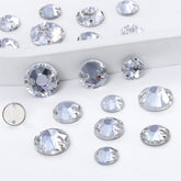 Mixed Sizes Crystal XIRIUS Round Shape High Quality Glass Sew-on Rhinestones WholesaleRhinestone