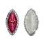 Rose Navette Shape High-Quality Glass Sew-on Nest Hollow Claw Rhinestones WholesaleRhinestone