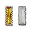 Light Topaz Princess Baguette Shape High-Quality Glass Sew-on Nest Hollow Claw Rhinestones WholesaleRhinestone