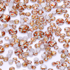 Mixed Sizes Crystal Leopard Grain Glass Flat Back Rhinestones For Nail Art WholesaleRhinestone