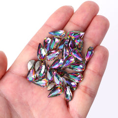 Volcano Teardrop Shape High Quality Glass Pointed Back Fancy Rhinestones WholesaleRhinestone