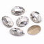 Crystal Big Oval Shape High Quality Glass Pointed Back Fancy Rhinestones WholesaleRhinestone