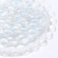 Crystal AM Drop Shape Glass Pointed Back Fancy Rhinestones WholesaleRhinestone