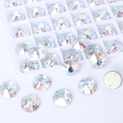 Crystal Transmission XIRIUS Round Shape High Quality Glass Sew-on Rhinestones WholesaleRhinestone