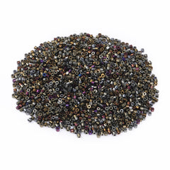 Metallic Luster Mixed Color Hight Quality Glass Cylinder Seed Beads 1.6 MM Size JS3006 WholesaleRhinestone