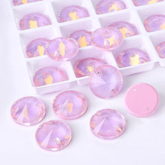 Rosaline AM Rivoli Shape High Quality Glass Sew-on Rhinestones WholesaleRhinestone