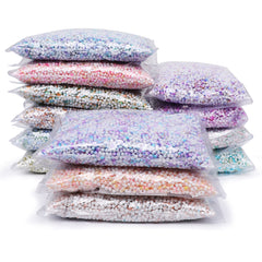 Various Colors Rainbow Effect Peanut Beads Shape Glass Seed Beads In Bulk Package WholesaleRhinestone