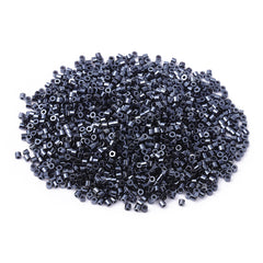 Metallic Dark Blue Luster Color Hight Quality Glass Cylinder Seed Beads 1.6 MM Size JS3003 WholesaleRhinestone