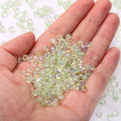 TMAB006 Transparent AB Drop Shape Glass Seed Beads WholesaleRhinestone
