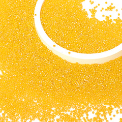 Opaque Luster Dark Yellow Color Hight Quality Glass Cylinder Seed Beads 1.6 MM Size BS1013 WholesaleRhinestone
