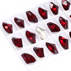 Siam Galactic Shape High Quality Glass Pointed Back Fancy Rhinestones WholesaleRhinestone