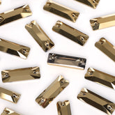 Dorado Cosmic Baguette Shape High Quality Glass Sew-on Rhinestones WholesaleRhinestone