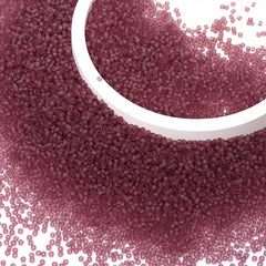 Transparent Frost Light Purple Color Hight Quality Glass Cylinder Seed Beads 1.6 MM Size BS1023 WholesaleRhinestone