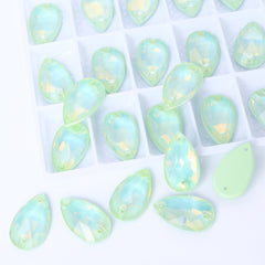 Light Azore AM Drop Shape High Quality Glass Sew-on Rhinestones WholesaleRhinestone