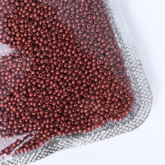 Glass Galvanized Seed Beads 12/0 Size 1.8mm GA-1039 Color WholesaleRhinestone