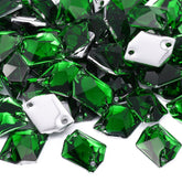 Cosmic Dark Green Resin Sew-on Rhinestones For Dance Costume WholesaleRhinestone