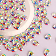 Skull Shape Crystal AB Flat Back Fancy Rhinestones WholesaleRhinestone