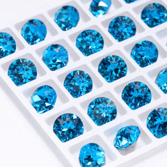 Aquamarine XIRIUS Chaton Shape High Quality Glass Pointed Back Fancy Rhinestones WholesaleRhinestone