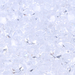 Crystal Unfoiled Glass Flat Back Glue-On Rhinestones 16 Cut Facets WholesaleRhinestone