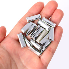 Comet Argent Light Princess Baguette Shape High Quality Glass Pointed Back Fancy Rhinestones WholesaleRhinestone