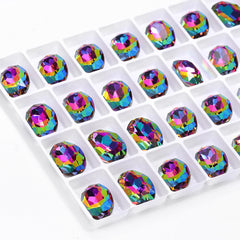 Volcano Oval Shape High Quality Glass Pointed Back Fancy Rhinestones WholesaleRhinestone
