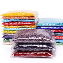 Various Colors 4.5 MM Round Shape Glass Seed Beads for Bracelets and Jewelry Making In Bulk Package WholesaleRhinestone