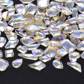 Mixed Shapes Blue Moonlight Flat Back Fancy Rhinestones For Nail Art WholesaleRhinestone