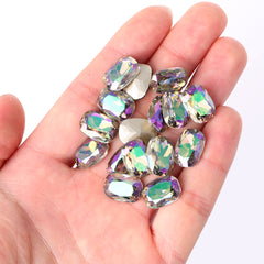Ghost Light Cushion Shape High Quality Glass Pointed Back Fancy Rhinestones WholesaleRhinestone