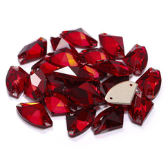 Siam Galactic Shape High Quality Glass Sew-on Rhinestones WholesaleRhinestone