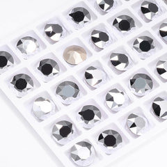 Comet Argent Light Gemstone Flower Shape High Quality Glass Pointed Back Fancy Rhinestones WholesaleRhinestone