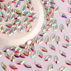 Mermaid Shape Crystal AB Flat Back Fancy Rhinestones WholesaleRhinestone