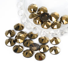 Dorado XIRIUS Round Shape High Quality Glass Beveled Flat Back Rhinestones WholesaleRhinestone