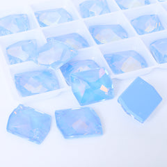 Light Sapphire AM Cosmic Shape High Quality Glass Sew-on Rhinestones WholesaleRhinestone