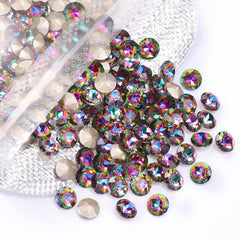 Volcano Gemstone Flower Shape High Quality Glass Pointed Back Fancy Rhinestones WholesaleRhinestone