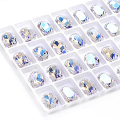 Moonlight Oval Shape High Quality Glass Pointed Back Fancy Rhinestones WholesaleRhinestone