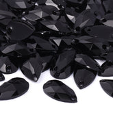 Drop Black Resin Sew-on Rhinestones For Dance Costume WholesaleRhinestone