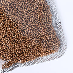 Glass Galvanized Seed Beads 12/0 Size 1.8mm GA-1037 Color WholesaleRhinestone