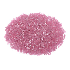 Transparent Fiber-Optic Tea Rose Cat's Eye Color Hight Quality Glass Cylinder Seed Beads 1.6 MM Size MY4006 WholesaleRhinestone