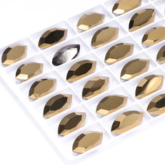 Dorado Navette Shape High Quality Glass Pointed Back Fancy Rhinestones WholesaleRhinestone