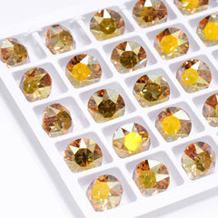 Metallic Sunshine XIRIUS Chaton Shape High Quality Glass Pointed Back Fancy Rhinestones WholesaleRhinestone