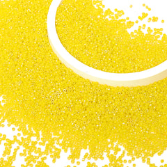 Opaque Luster Bright Yellow Color Hight Quality Glass Seed Beads 1.6 MM Size BS1009