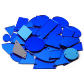 Sapphire Mixed Shapes Acrylic Sew-on Mirror For Dance Costume WholesaleRhinestone