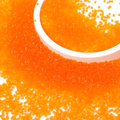 Transparent Light Orange Yellow Color Hight Quality Glass Cylinder Seed Beads 1.6 MM Size BS1019 WholesaleRhinestone