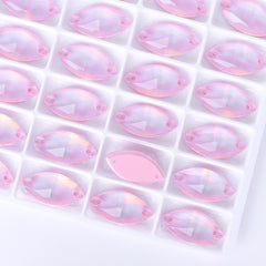 Rosaline AM Navette Shape High Quality Glass Sew-on Rhinestones WholesaleRhinestone