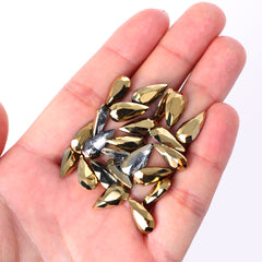 Dorado Teardrop Shape High Quality Glass Pointed Back Fancy Rhinestones WholesaleRhinestone